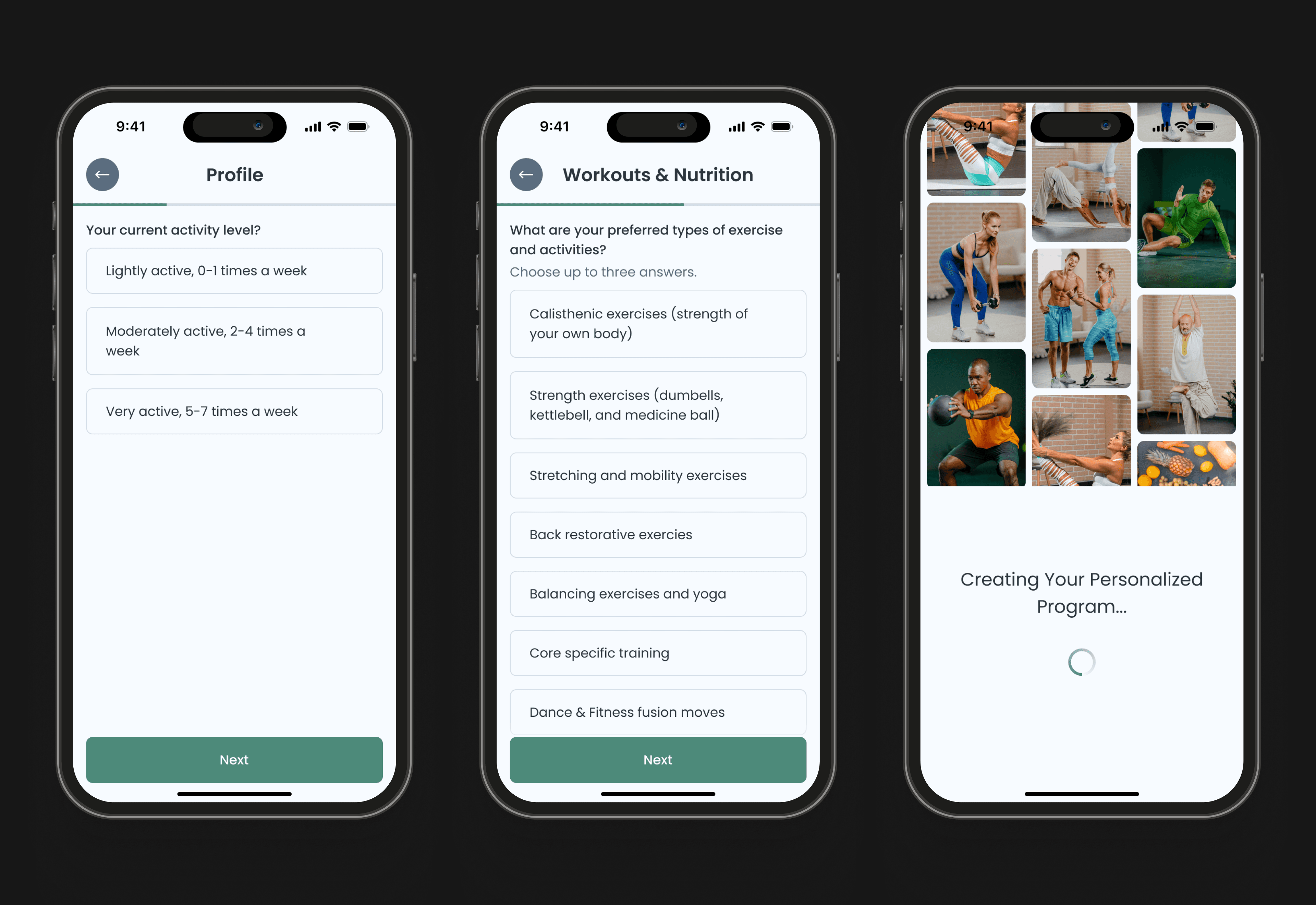 Personalized Workout Experience